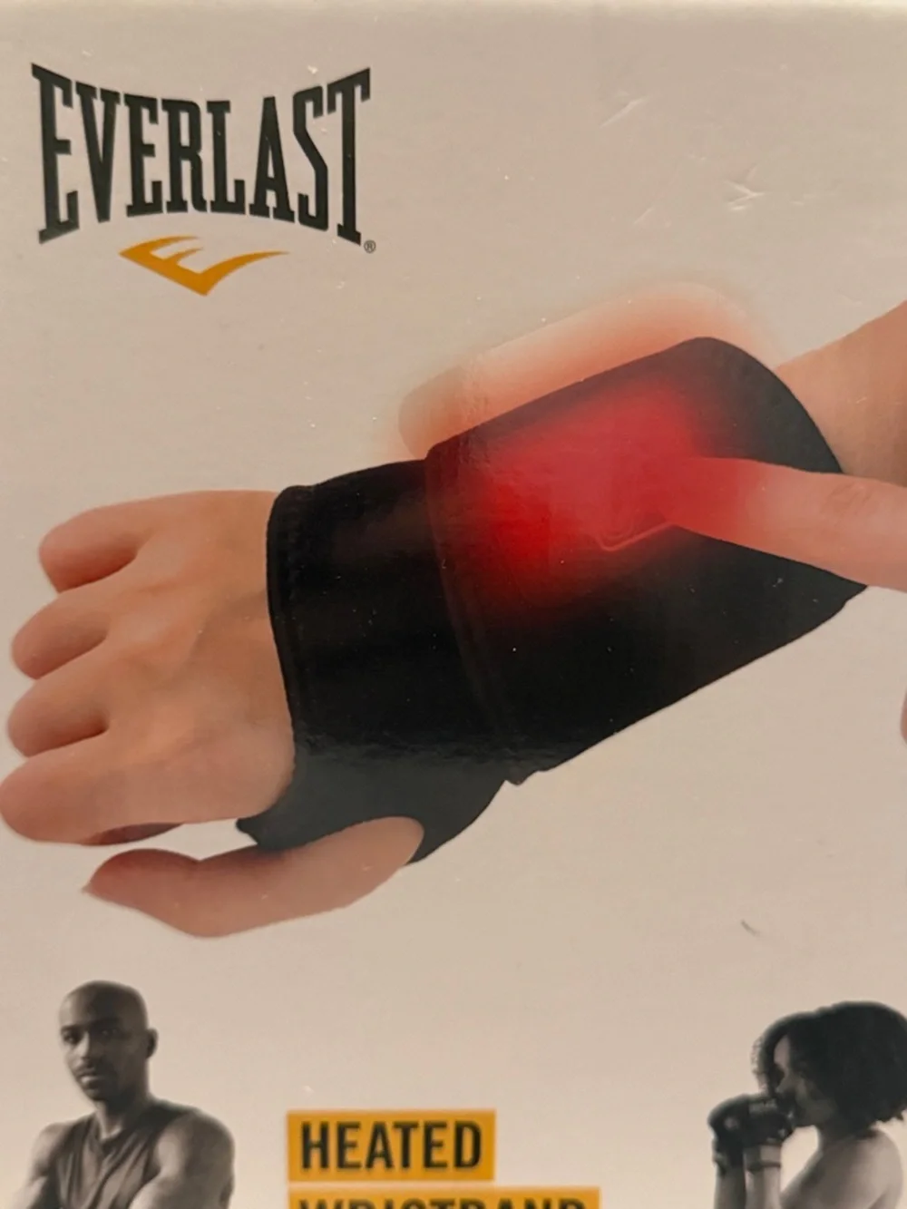 Everlast Black Heated Wristband with Vibration